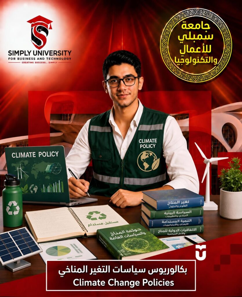 بكالوريوس سياسات التغير المناخي (Climate Change Policies)