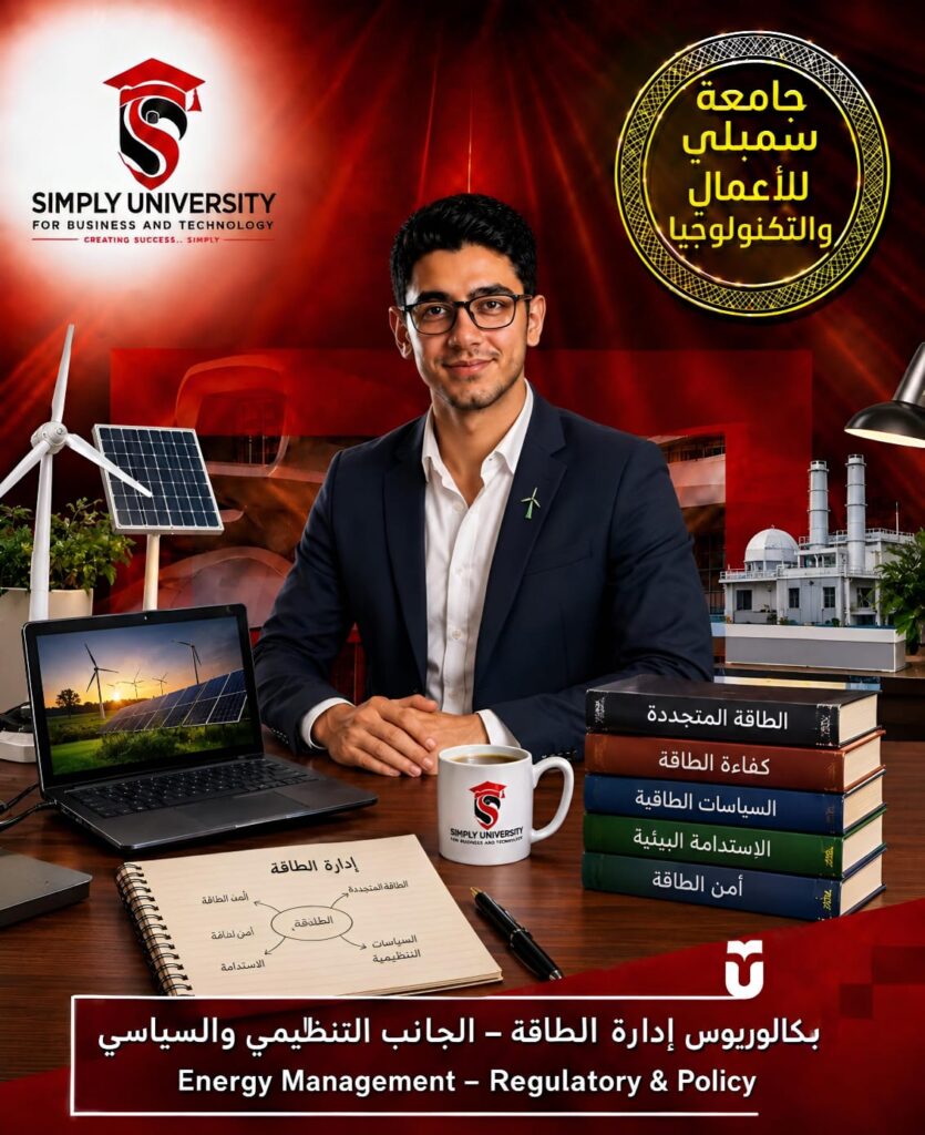 بكالوريوس إدارة الطاقة – الجانب التنظيمي والسياسي (Energy Management – Regulatory & Policy)